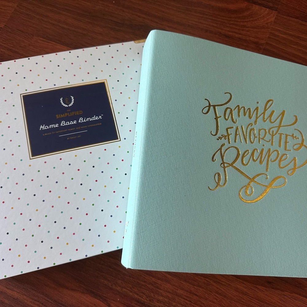 Emily Ley: Simplified Homebase Binder and Family Reciper Binder